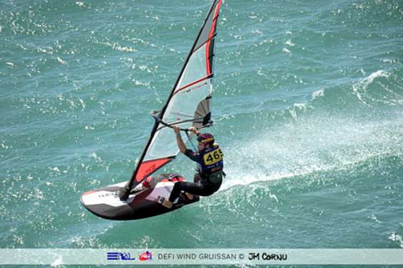 Nicolas Goyard vire en tête au Défi Wind