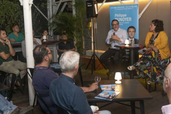 Philippe Dunoyer  face aux entrepreneurs