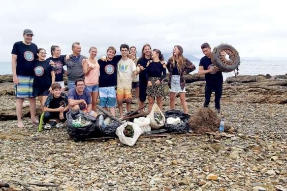 Nettoyage à Ouémo : 