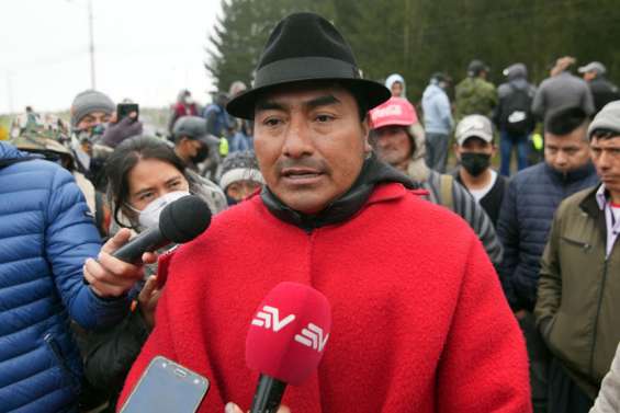 Le leader de la protestation indigène arrêté