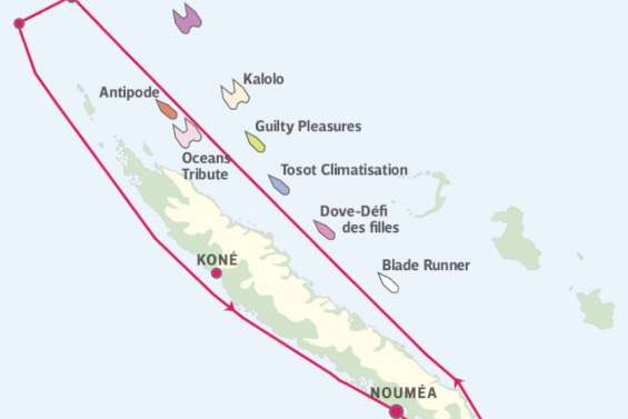 Groupama Race : le catamaran australien Rushour conserve son avance