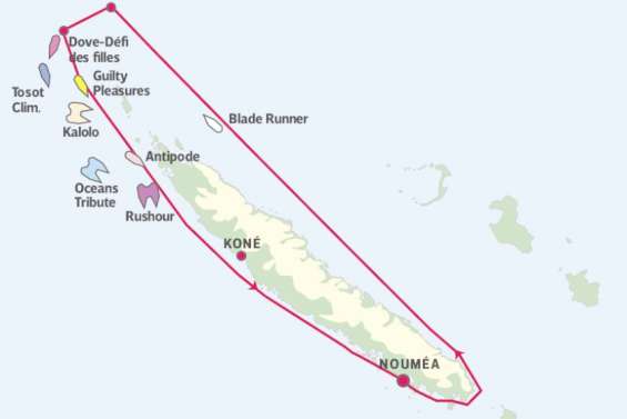 Groupama Race : les écarts se réduisent le long de la côte Ouest