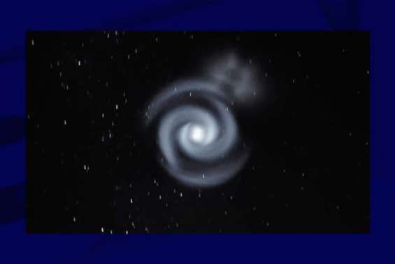 Une mystérieuse spirale lumineuse dans le ciel