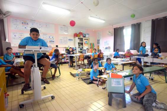 Logicoop : les élèves de Gustave-Lods peuvent pédaler en classe pour mieux apprendre