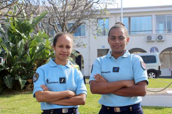 Héléna Sipa et Florence Welepane, la gendarmerie comme ambition