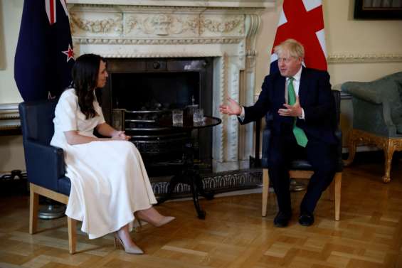 Jacinda Ardern reçue  à Downing Street