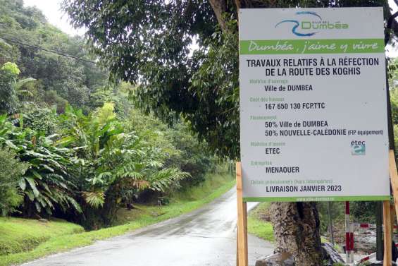 Dumbéa : dix mois de travaux dans le quartier du Koghi