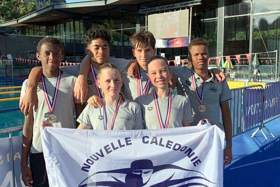 Les nageurs calédoniens brillent aux championnats de France jeunes