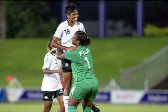 Football : les Calédoniennes s’inclinent face aux Fidjiennes