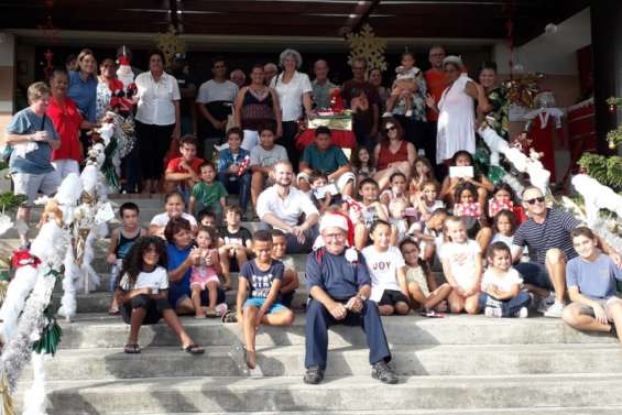 Le père Noël en tournée dans le Sud