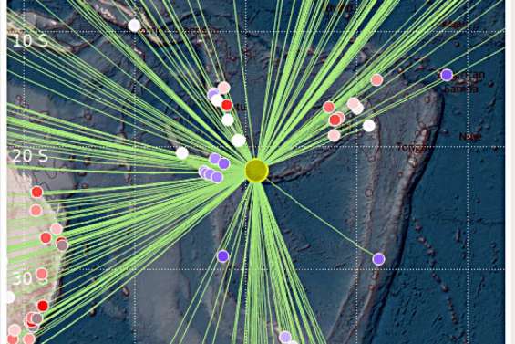 De nombreux séismes en cours entre les Kermadec et le sud des Loyauté