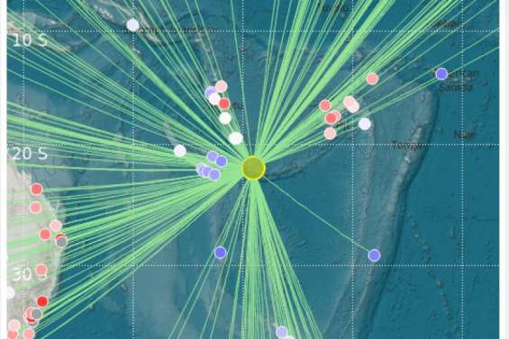 De nombreux séismes entre les Kermadec  et le sud des Loyauté