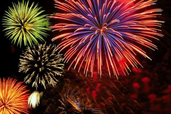 Feu d'artifice du Nouvel An