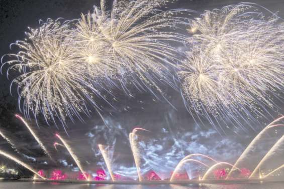 Le feu d'artifice sera bien tiré de l'îlot Sainte-Marie vendredi