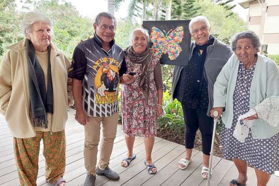 Les résidents des Orchidées et des Cerisiers bleus préparent leur kermesse