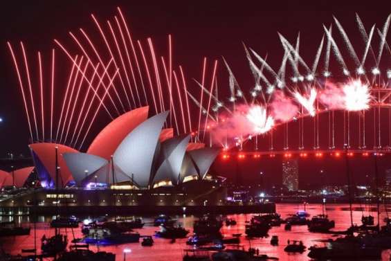 À Sydney, un feu d'artifice sans spectateur