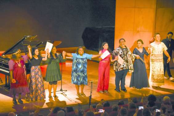 Les candidats des Voix des Outre-mer acclamés au Conservatoire