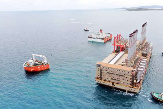 La centrale enfin à flot