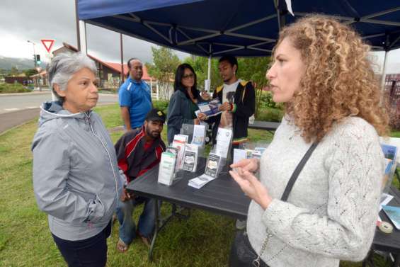 Dumbéa : Actions au pied des immeubles : 