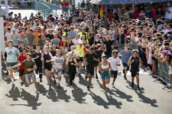 Les élèves de Lapérouse courent dans la bonne humeur