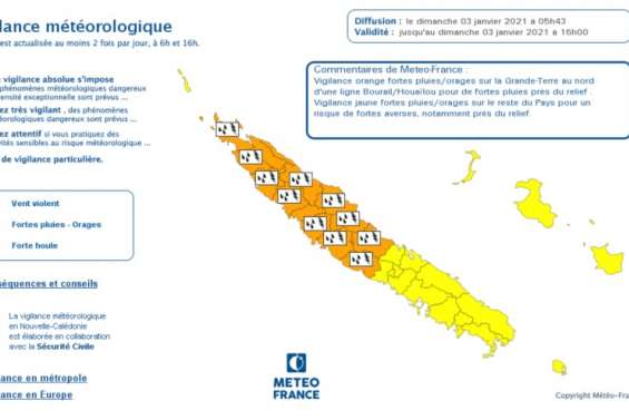 Météo : vigilance orange fortes pluies et orages dans le Nord