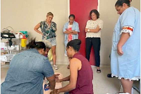 Les agents des dispensaires de Thio et de l’île des Pins formés aux urgences