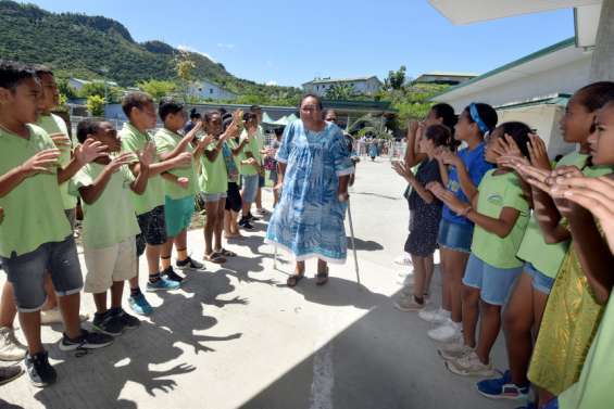 L'école catholique de Dumbéa-sur-Mer collecte 100 kilos de pièces pour les anciens