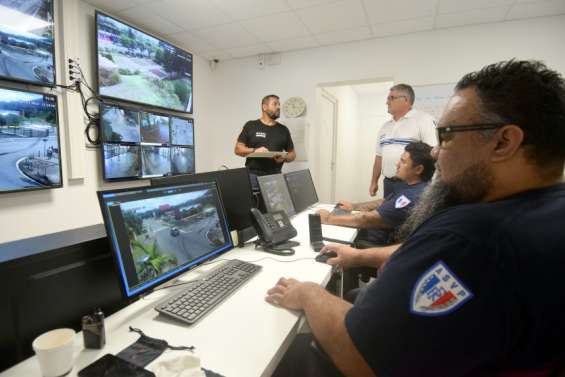 A Païta, le Centre de supervision urbain intègre le poste de police du village
