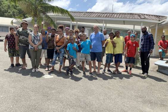 Les futurs élèves de Segpa à la découverte du collège de Bourail