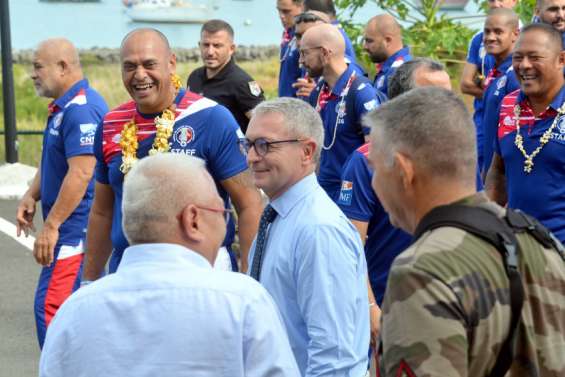 Rugby : le XV du Pacifique est arrivé en Calédonie