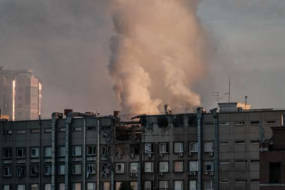 Attaques de drone kamikaze sur le centre de Kiev