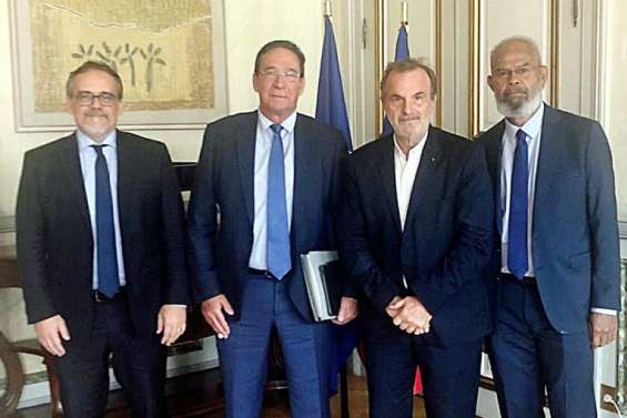 Une délégation de Calédonie ensemble reçue au ministère des Outre-mer