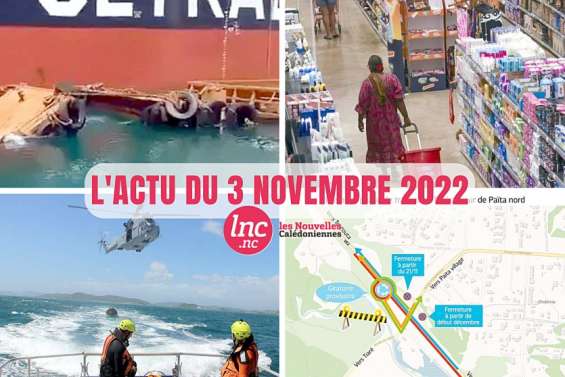 Le tour de l'actualité en Nouvelle-Calédonie du 3 novembre 2022