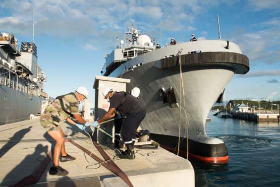 Le d’Entrecasteaux de retour à Nouméa