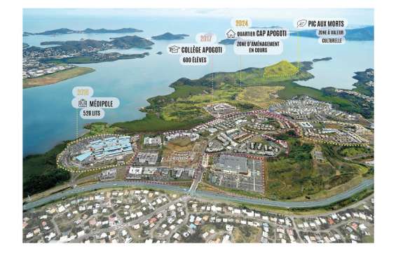 Dumbéa : après quatre ans de blocages, le chantier est lancé au pied du pic aux Morts