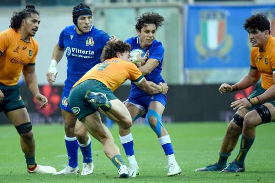 Rugby : les Italiens font tomber les Australiens