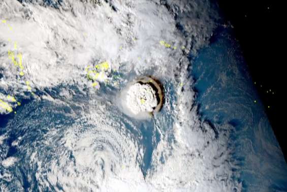 L'éruption volcanique au Tonga rivalise avec celle du Krakatoa