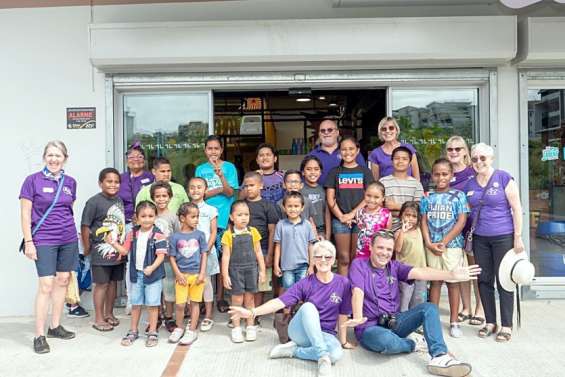 [Païta] Le club Kiwanis a réuni trente jeunes de la commune au Family Park