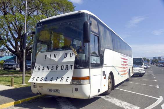 En attendant un accord, d'autres lignes du transport scolaire dans le Grand Nouméa seront supprimées