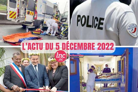 Le tour de l'actualité en Nouvelle-Calédonie du 5 décembre 2022
