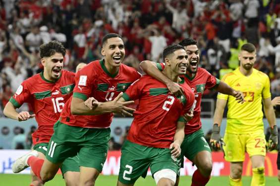 Mondial 2022 : le Maroc s'offre l'Espagne et un quart historique