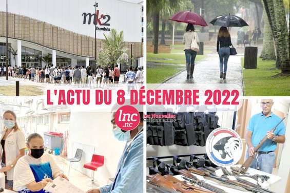 Le tour de l'actualité en Nouvelle-Calédonie du 8 décembre 2022