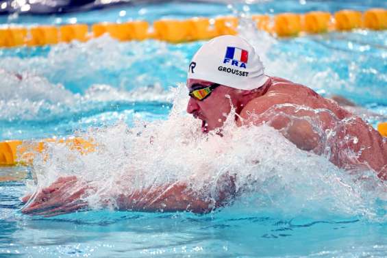 Maxime Grousset vice-champion du monde sur 100 mètres nage libre