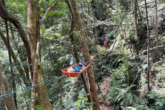 Une intervention délicate aux Monts Koghis pour secourir un randonneur