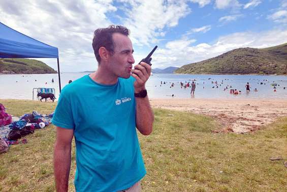 Mathieu Granet au cœur de la logistique de Nouméa plage