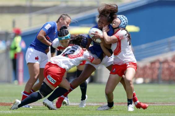 Rugby à VII : Yolaine Yengo atteint les quarts de finale à Hamilton, Nisié Huyard les demies