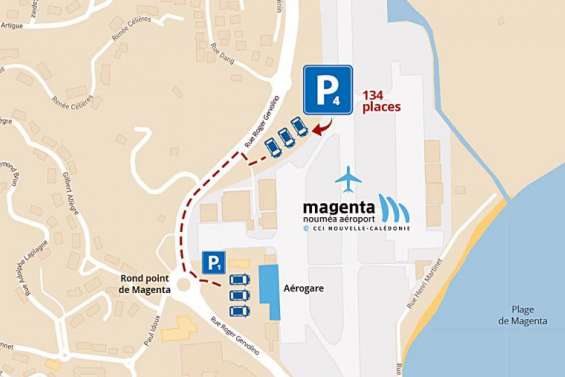 Un nouveau parking disponible à l’aéroport de Magenta à Nouméa
