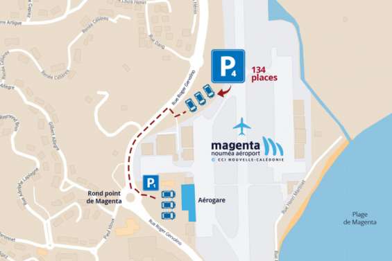 Un nouveau parking disponible à l'aéroport de Magenta à Nouméa