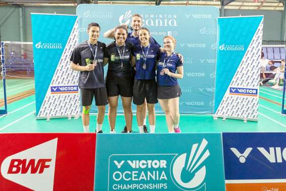 Badminton : l'équipe de Calédonie médaillée de bronze en Nouvelle-Zélande
