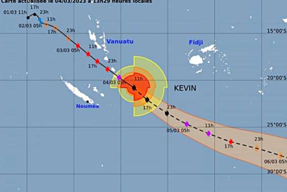 Cyclone Kevin : fin de l’alerte pré-cyclonique